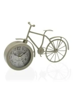 RELOJ SOBREMESA BICICLETA GRIS