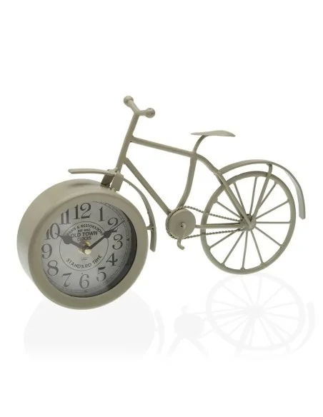 RELOJ SOBREMESA BICICLETA GRIS