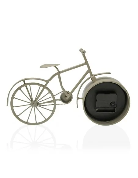 RELOJ SOBREMESA BICICLETA GRIS