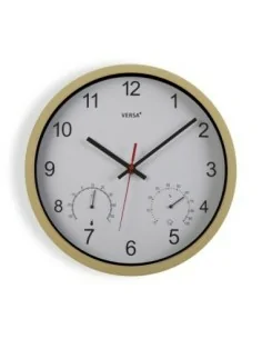 RELOJ BLANCO CON HIGROMETRO