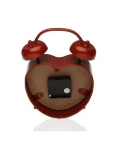 RELOJ MESA CORAZON ROJO 2