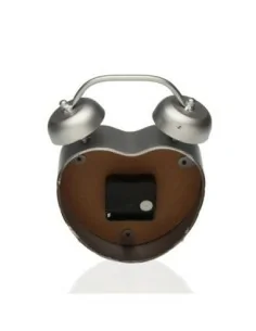 RELOJ MESA CORAZON PLATA 2