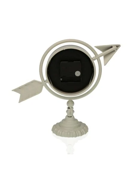 RELOJ MESA FLECHA BLANCO