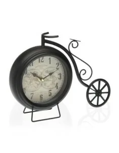 RELOJ SOBREMESA BICI NEGRO