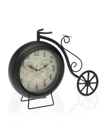 RELOJ SOBREMESA BICI NEGRO