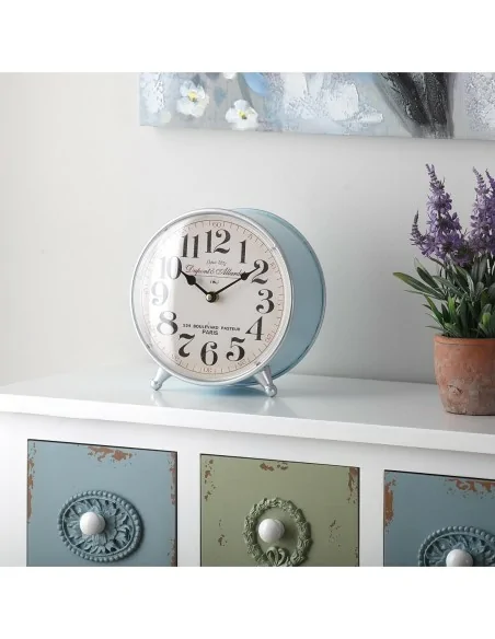 RELOJ SOBREMESA AGUAMARINA DESPERTADOR