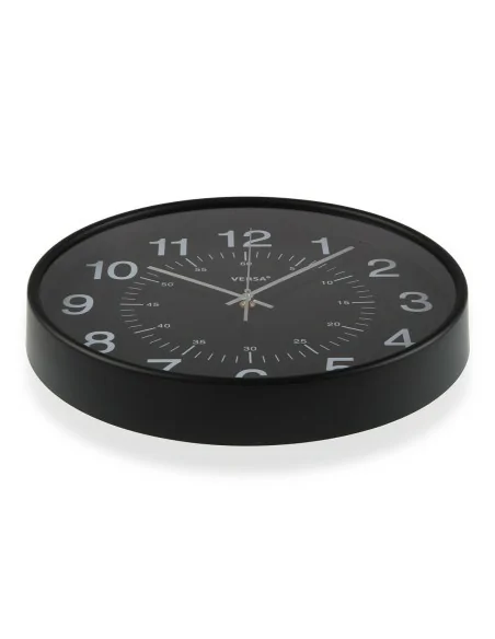 RELOJ COCINA NEGRO 37,8 CM