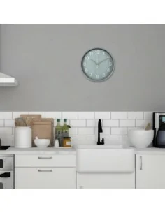 RELOJ COCINA GRIS 37,8 CM 2