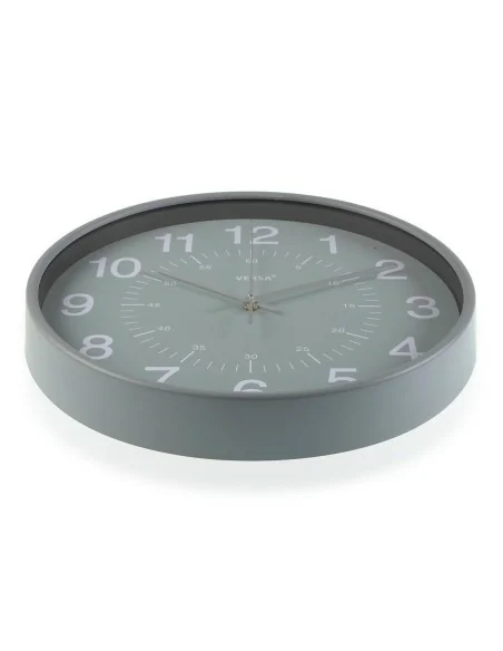 RELOJ COCINA GRIS 37,8 CM