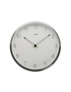 RELOJ COCINA GRIS+PLATA 30 CM
