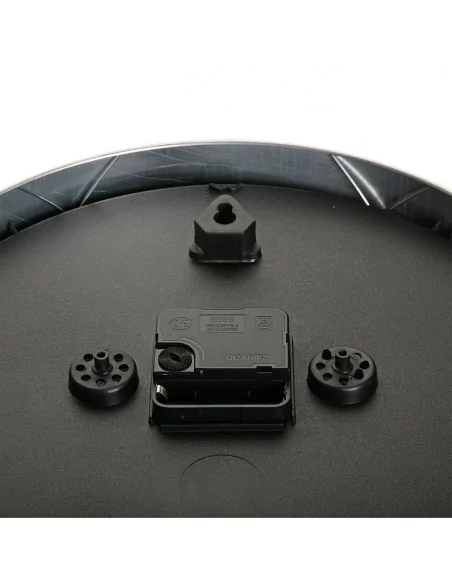 RELOJ COCINA GRIS+PLATA 30 CM