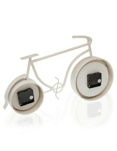 RELOJ SOBREMESA BICI BLANCO