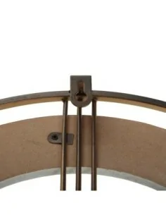 RELOJ PARED BLANCO Y DORADO 2