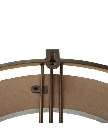 RELOJ PARED BLANCO Y DORADO