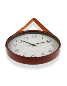 RELOJ DE PARED CORREA CUERO 2