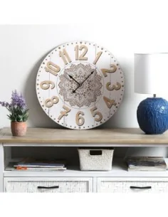 RELOJ DE PARED MADERA 58CM 2