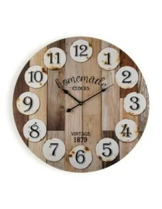 RELOJ DE PARED MADERA 58CM
