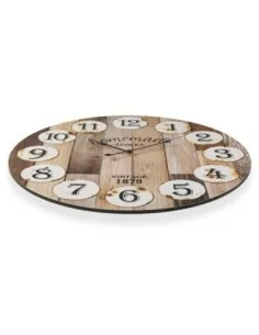 RELOJ DE PARED MADERA 58CM 2