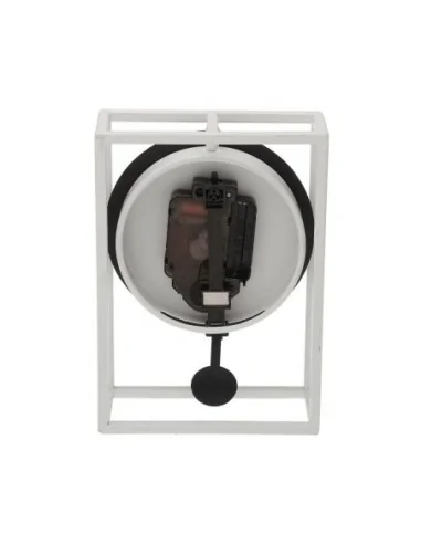 RELOJ MESA BLANCO/NEGRO