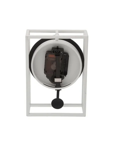 RELOJ MESA BLANCO/NEGRO