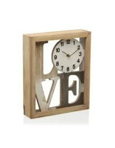 RELOJ MESA METAL LOVE 25 CM