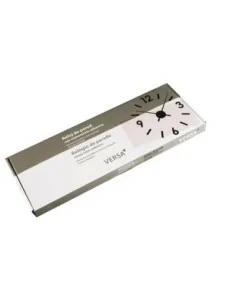 RELOJ PARED PEGATINA NARANJA 2