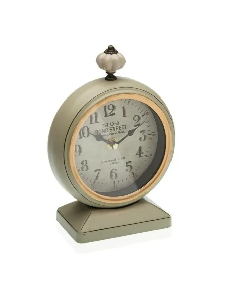 RELOJ SOBREMESA BLANCO DISEÑO REDONDO