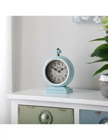 RELOJ SOBREMESA AGUAMARINA REDONDO