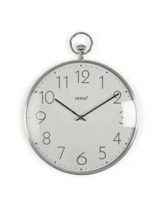 RELOJ ALUMINIO PLATEADO