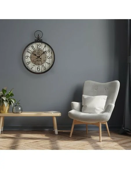 RELOJ PARED METAL 35CM