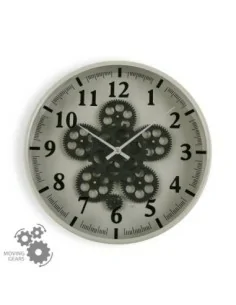 RELOJ PARED GRIS 36 CM