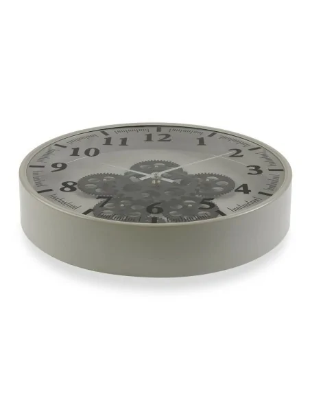 RELOJ PARED GRIS 36 CM