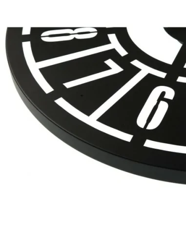 RELOJ PARED METAL NEGRO