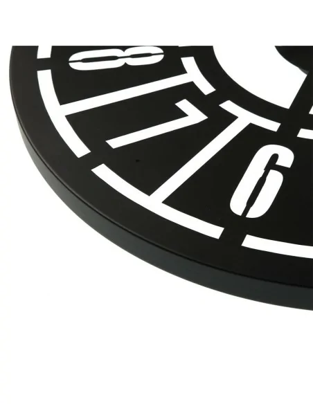 RELOJ PARED METAL NEGRO
