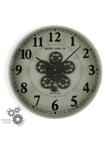 RELOJ PARED GRIS 50 CM