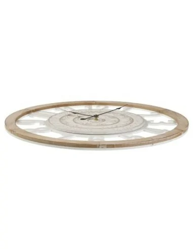 RELOJ PARED MADERA CIRCLES 55 CM