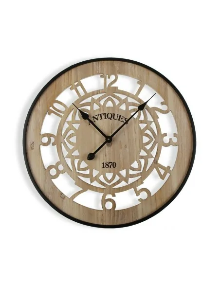 RELOJ PARED MADERA WOOD SILUETTE 60 CM