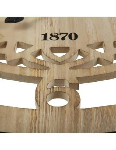 RELOJ PARED MADERA WOOD SILUETTE 60 CM