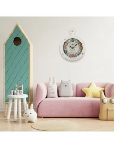 RELOJ DE PARED BLANCO KID... 2