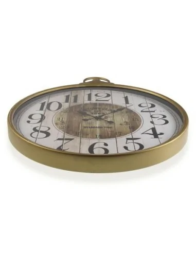 RELOJ PARED WOOD AND METAL