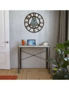 RELOJ PARED METAL MACH 60CM 2