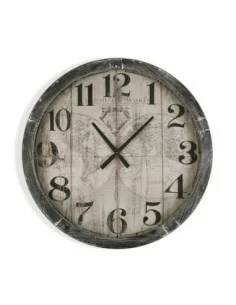 RELOJ PARED MAP WORLD 76,5CM