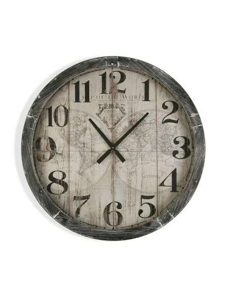 RELOJ PARED MAP WORLD 76,5CM