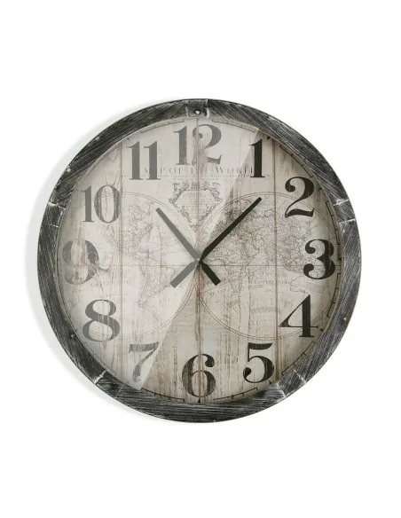 RELOJ PARED MAP WORLD 76,5CM