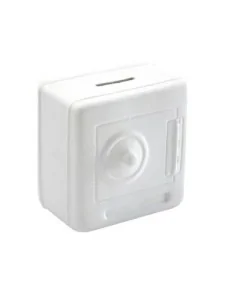 HUCHA CAJA FUERTE BLANCA