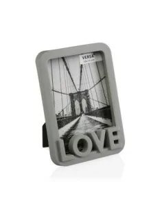 PORTAFOTO GRIS 10X15