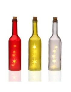 BOTELLA LED 3 COLORES COSMO