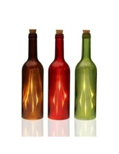 BOTELLA SURTIDA LED 3 COLORES