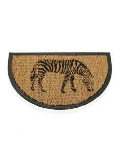 FELPUDO MEDIA LUNA ZEBRA