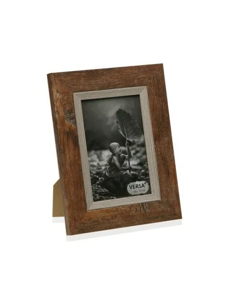 PORTAFOTO MADERA MARRON 10X15